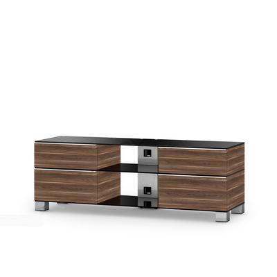 Sonorous MD9240 HOLZ B-INX-VIC- schwarzes Glas, Edelstahl-Aluminium, Viktoria-Nussbaum, Sonorous