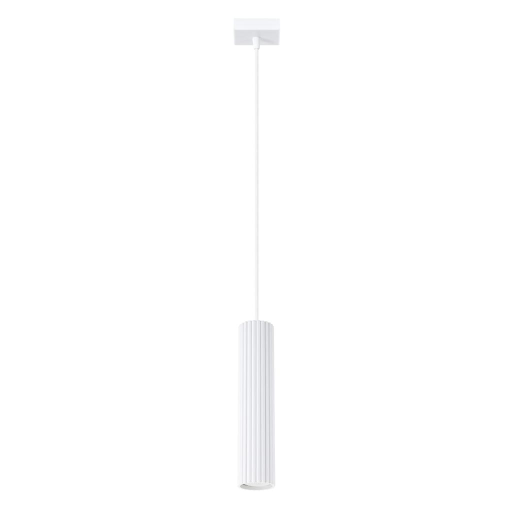 Carbon 1 white pendant lamp