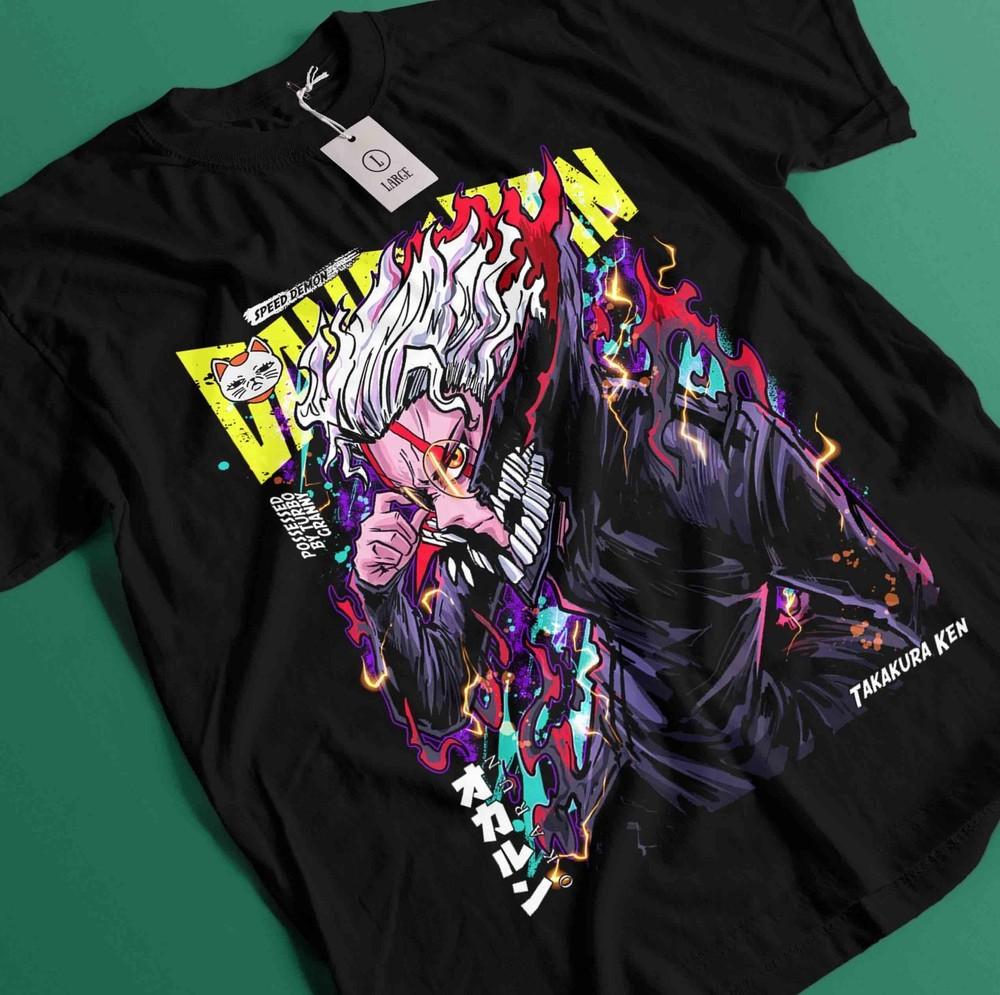 

Футболка Dan Da Dan Футболка Окарун Футболка Момо Аясэ Футболка Кен Футболка Турбо Джин Айра Сэйко L