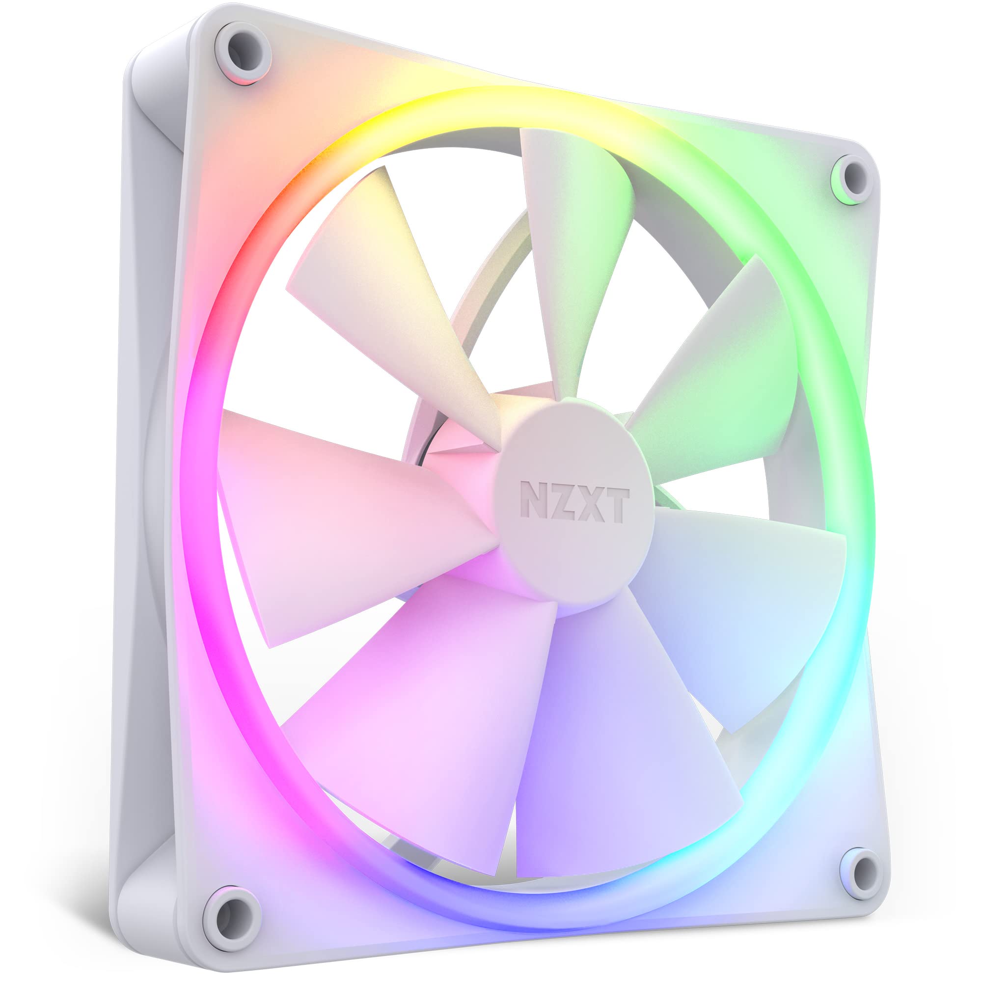 

NZXT F140RGB 140mm RGB Compatible White PC Case Fan FN1766 RF-R14SF-W1 білий