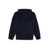 STONE ISLAND Hoodie Kids Solid Color Logo Hooded Ribbed Loose Long Sleeve Navy Blue Kids Hoodies 781661640-V0020