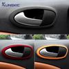 BEV1 Top Suede Trim Sticker For Seat Leon 2005 2006 2007 2008 2009 2010 2011 2012 LHD RHD Car Door Handle Switch Interior Accessories
