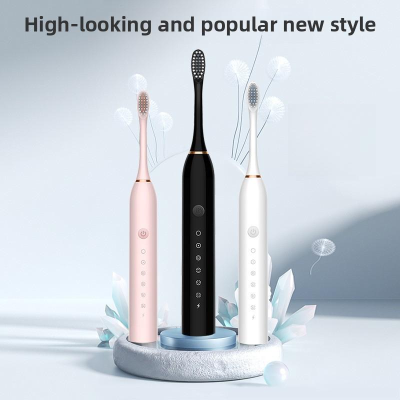 Soft-bristled Toothbrush, Tooth Flusher, Rechargeable Fully Automatic Adult and Children's Universal Electric Toothbrush