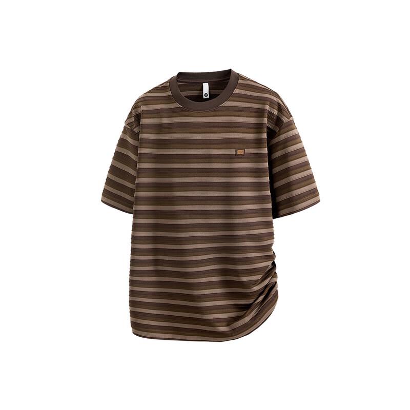 Demana Striped Color-block Short Sleeve T-shirt