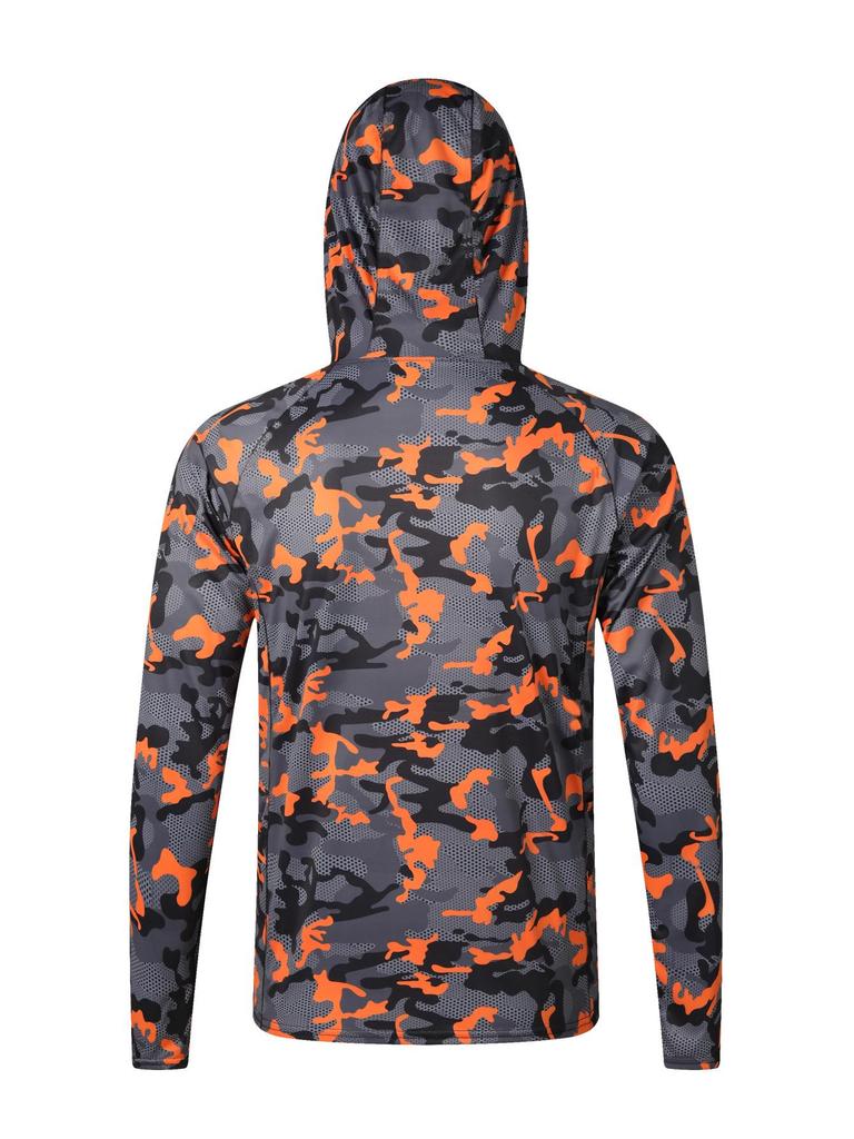 Camouflage Lightweight Anti-UV Breathable Sun Protection Fishing Clothing