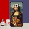 Mona Lisa Case For Samsung Galaxy J3 J5 J7 2016 A3 A5 2017 A6 A7 A8 A9 J8 J4 J6 Plus 2018 Back Cover