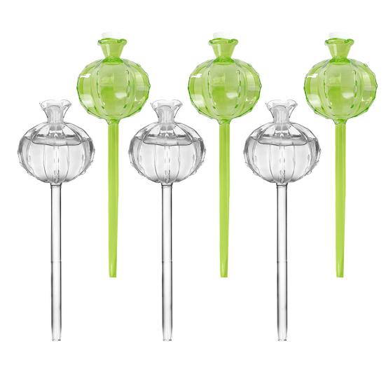 Self Watering Bulb Cactus Design Planter Insert Automatic Watering Device Plant Watering Globes for Houseplants Vacation Watering