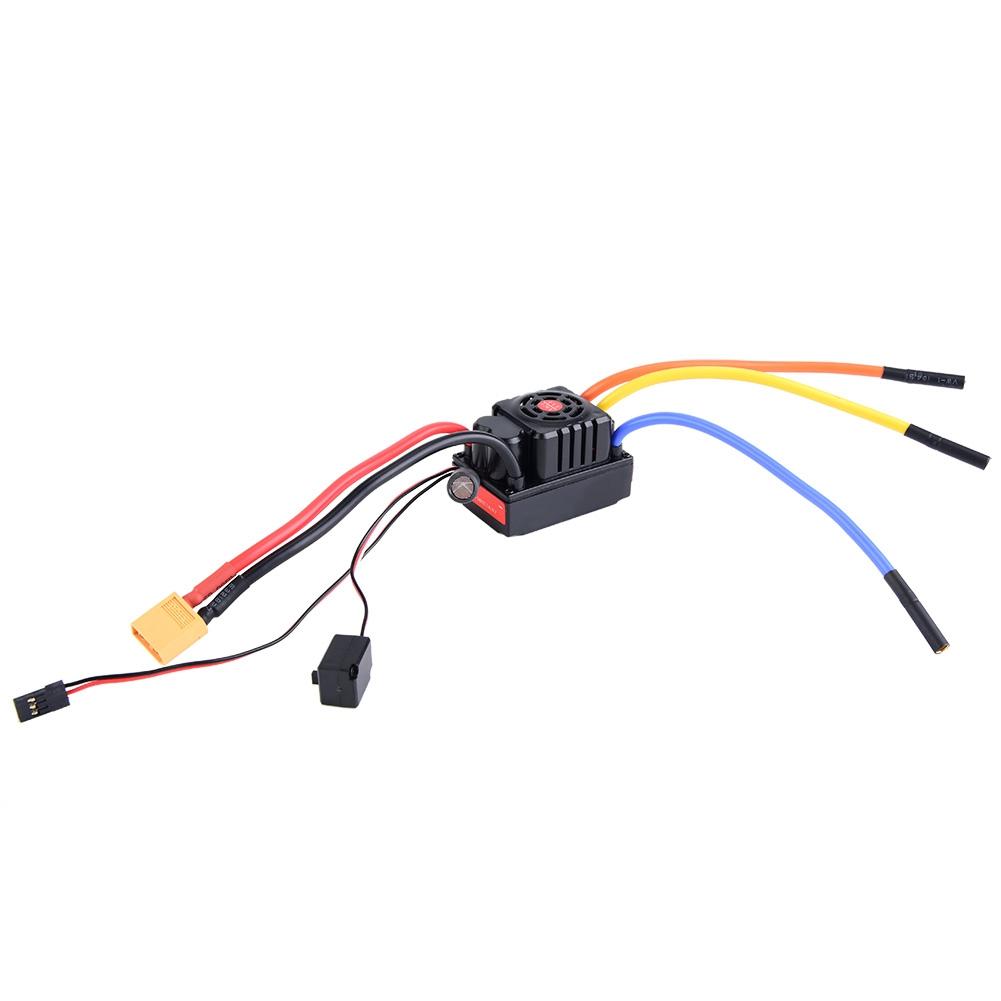 Waterproof Brushless 120A ESC 6S 24V Speed Controller for 1 8 RC Car Truck (Sensor XT60)