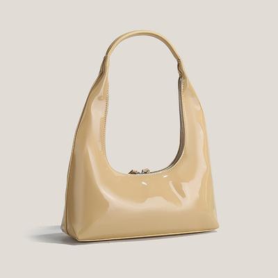 Leather Dumpling Bag Ins Niche Design Shoulder Handbag Autumn and Winter Retro Underarm Bag Female