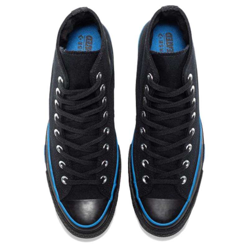 UNDEFEATED x Converse Chuck 70 Comfortable and Versatile High-Top Canvas Shoes Unisex Black