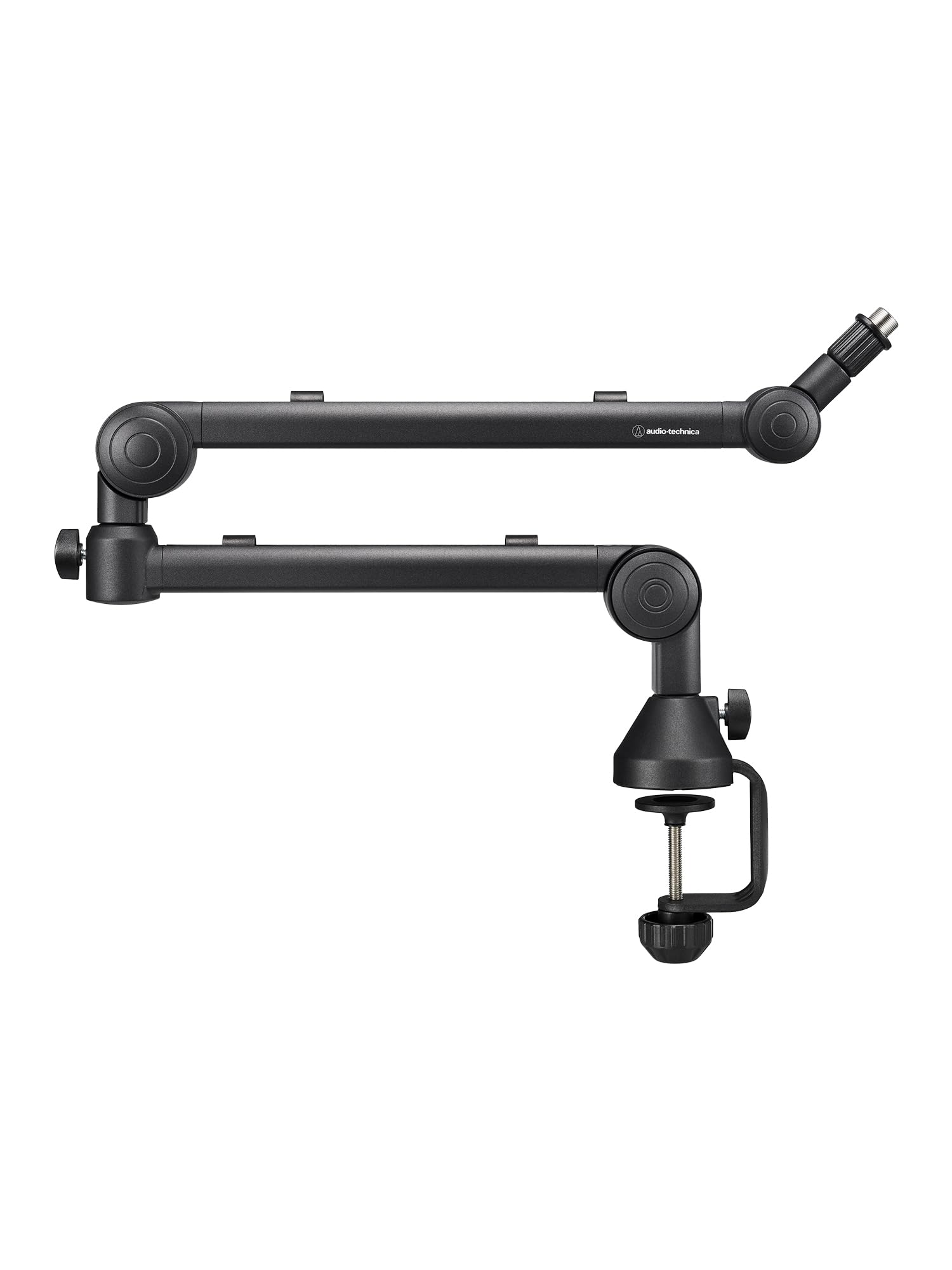 

Audio-Technica AT8705 Microphone Arm, Low-Profile Condenser Microphone, 2.2kg Weight Capacity, 360-Degree Adjustment, Cable Storage, Height