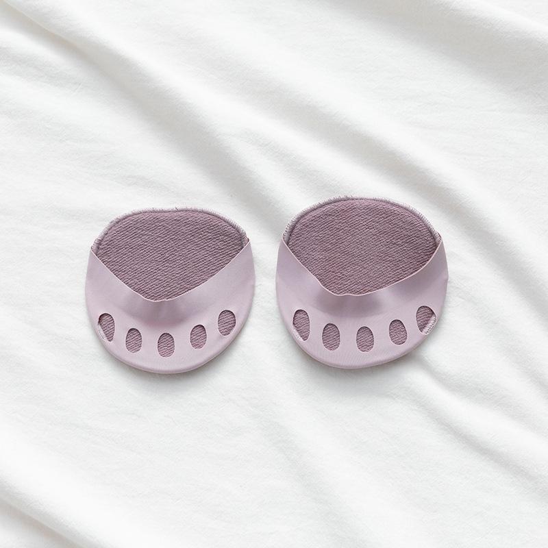 

Весенние и летние женские однотонные полупальто-носки кружевные носки с открытым носком простые дышащие носки с невидимым носком фиолетовый