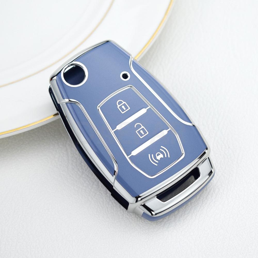 TPU Car Key Fob Bag for SsangYong Kyron 2 Sanka Actyon Korando Tivoli 2020 Musso Korea Car Flip Key Case Cover Shell Accessories