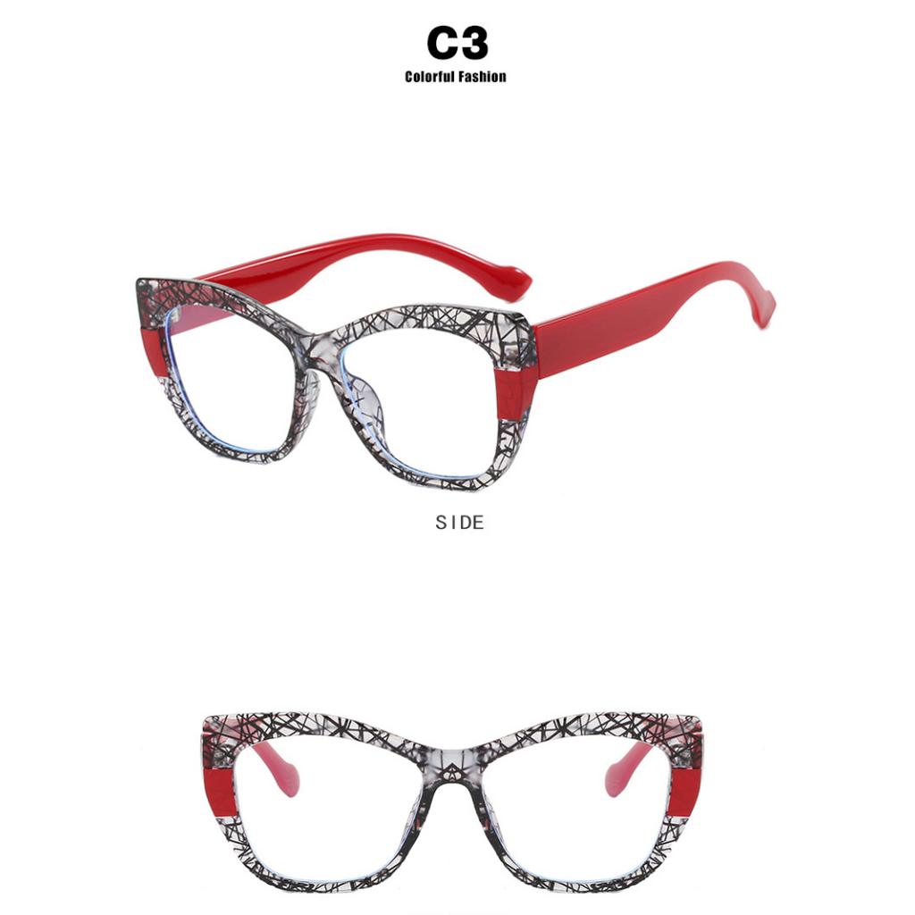 Okulary damskie, oprawki kontrastowe, oprawki retro TR90