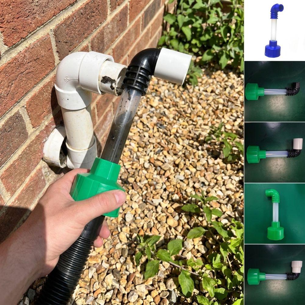 Plastic AC Condensate Drain Unclogger Universal Vacuum Unclog Connector Tool Cooling System