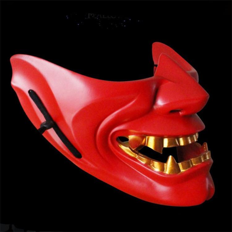 Eyecatching Half Face Hannya Masks In Various Styles For Festive Occasions