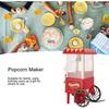 Machine à pop-corn - 123 - Mini maison cuisine - Aluminium rétro - 1200W - Rouge