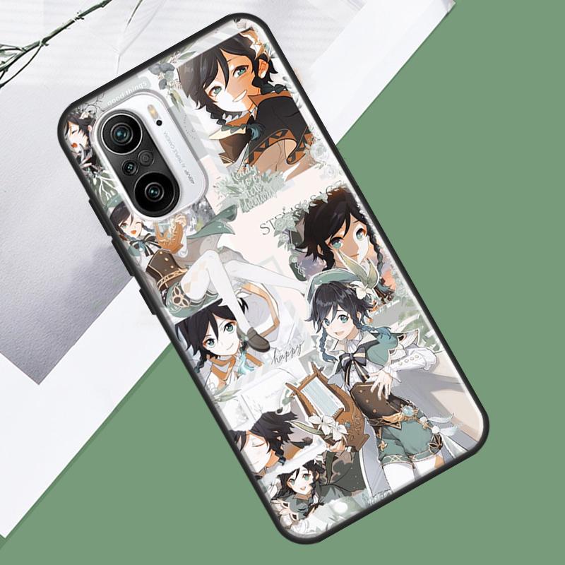 Genshin Impact Venti Game Case For Xiaomi 15 Ultra 13 14 11T 12T 13T 14T Pro POCO F7 Pro F5 F6 X3 X5 X6 X7 Pro Cover