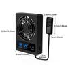 Reptile Ventilation Fan Smart Hygrometer Digital Display Adjustable Mounting