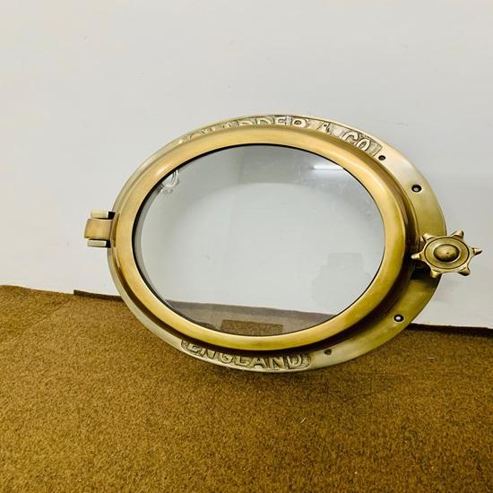 Brass Porthole, Maritime Glass Porthole Boat Ship Window Glass Wall Porthole Home Decor