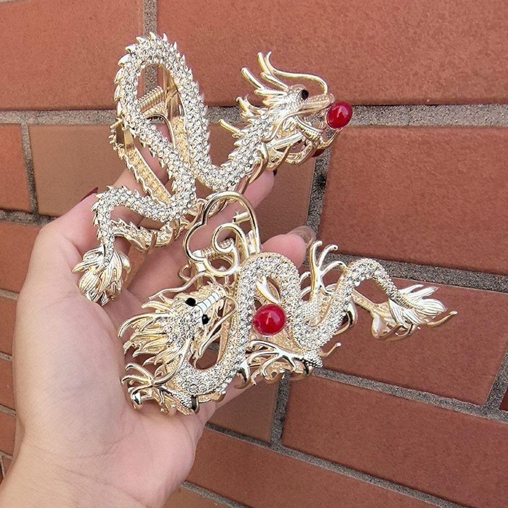 With Pearl Hair Comb Chinese Style Rhinestone Hairpin Fashion Hair Clips  Women