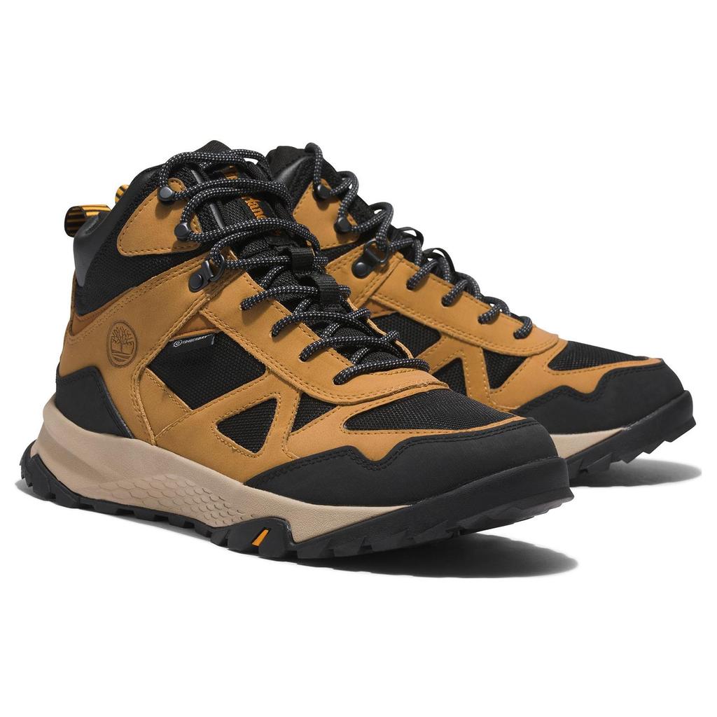 Timberland Lincoln Peak Comfortable Slip-Resistant Durable High-Top Outdoor Functional Shoes Men Shoes Yellow Black A41BU2311