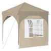 Pop Up Party Tent 192 X 192 X 245 Cm Cream