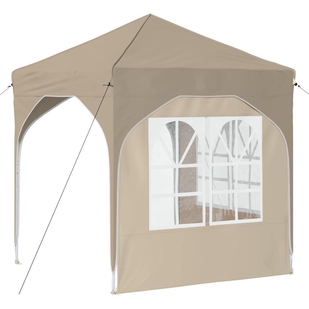 Pop Up Party Tent 192 X 192 X 245 Cm Cream