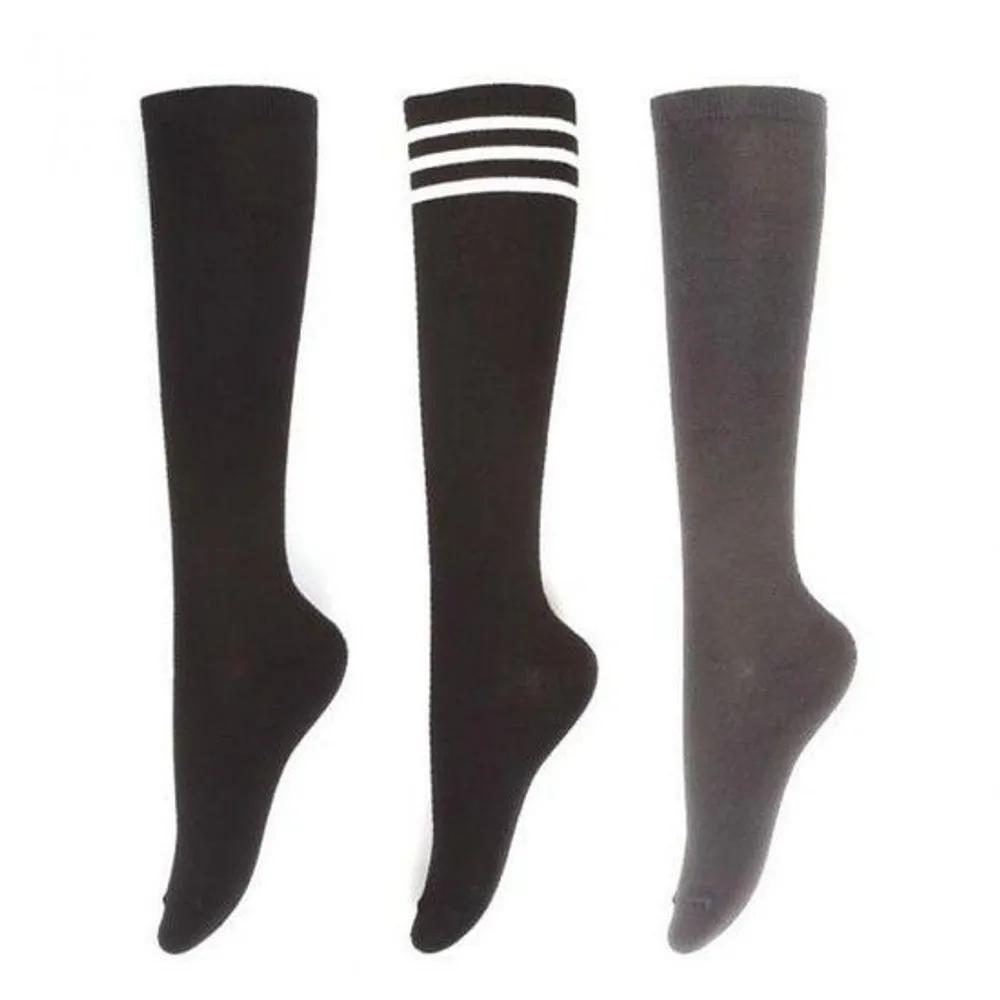 Women s Winter Long Emlot Plain Fleece Ringle Tights Pierre Cardin Half-length Knee Socks Over-the-Knee Socks PC Ringle Class President / White