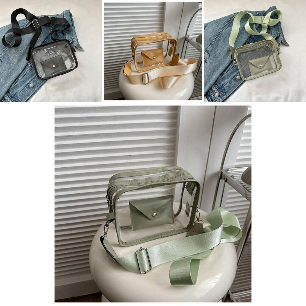 2023 New Autumn Casual Shoulder Bag Street Fashion Pvc Crossbody Bag