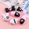 10 Pcs Cute Cartoon Rabbit, Capsule, Bone Series Resin Cabochon Scrapbook Diy Jewellery Hairpin Accessories Decorate Craft A81
