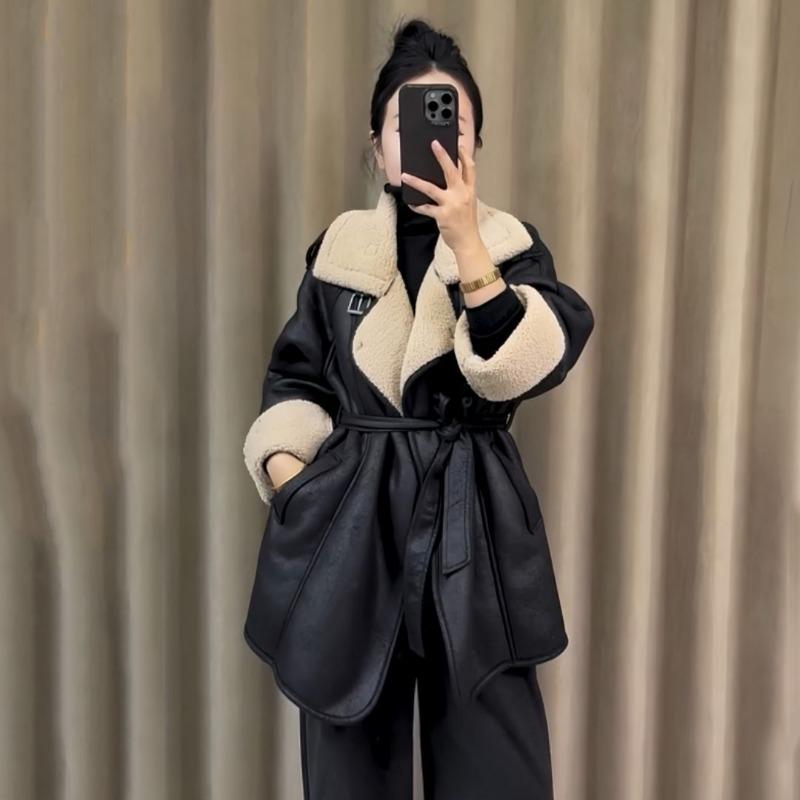 Today's Fashion Casual Lamb Wool Coat Women's Winter High Sense Retro Thickened Warm Coat Tide