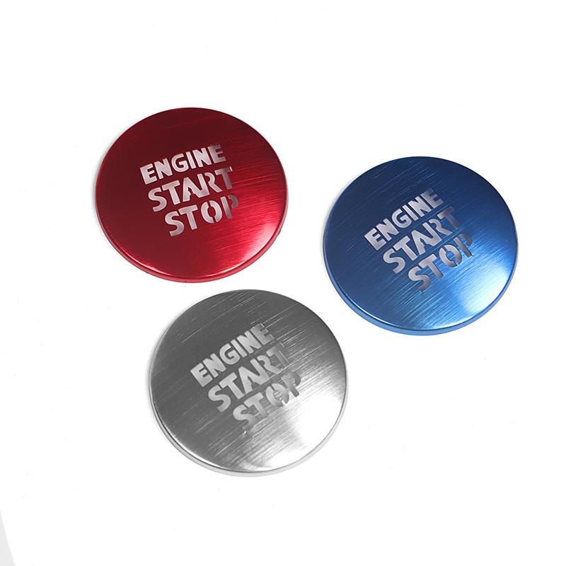 Stainless Steel Engine Start Stop Button Patch Fit For Toyota Land Cruiser 200 LC200 FJ200 2008-  Interior Accessories