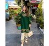 Dames Designer Pure Katoen Kurta Broek Set Indiase Bollywood Top Tuniek Kurti Koord Set