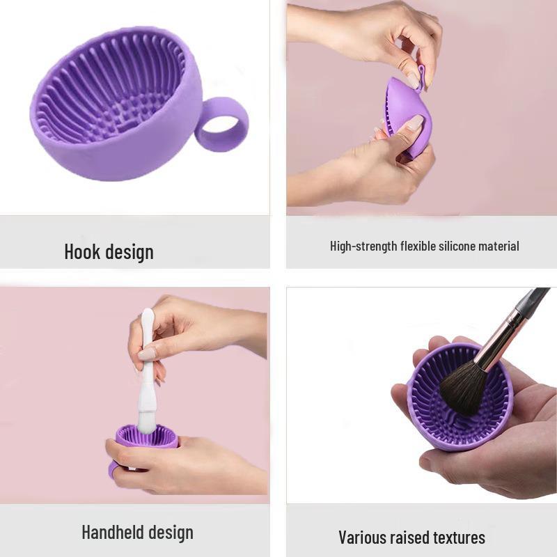 Silicone Makeup Brush & Beauty Blender Cleaner Tool