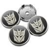 4Pcs Car Transformers Emblem Hub Center Cover Wheel Sticker for Ford Mustang Mercedes Benz Volkswagen golf BMW audi Tesla FIAT