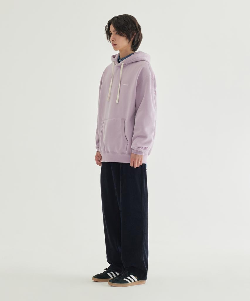 Small Logo Fleece-Lined Hoodie Light Purple
