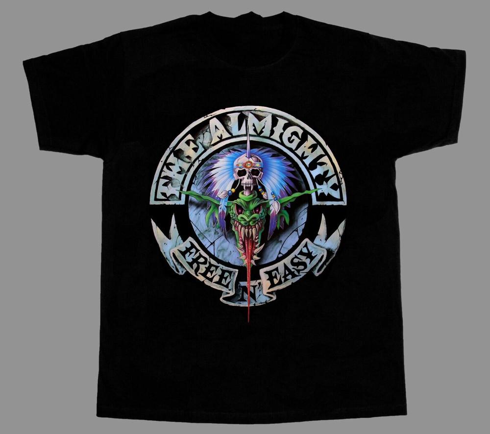 THE ALMIGHTY FREE N EASY HARD BAND NEW BLACK T-SHIRT CB756 Unisex T-Shirt M