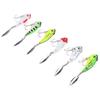 6-teiliges Köder-Simulationsköder-Köder-Köder-Set, Wobbler, Vibrationsspinner für Süßwasser, Salzwasser