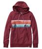 Cozy Camp US Size Deep Port Heather 1000090888 L.L.Bean Women's Hoodie, Fit, Regular, Large, Colorbars, Red,