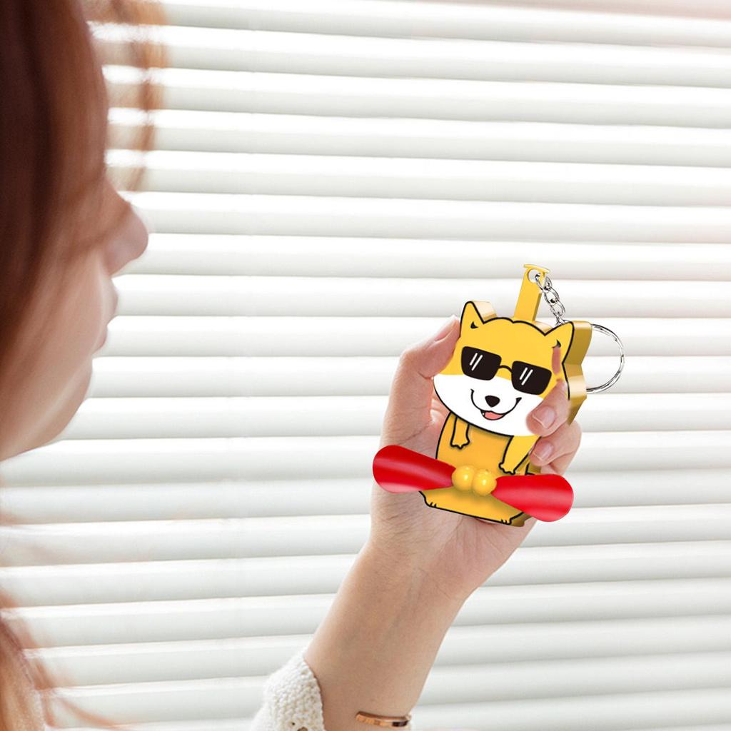 Small Fan Handheld Portable Mini Personal Fan No Battery Keychain Gadgets Cooler For Travel Teen Airplane Kids Concert Camping