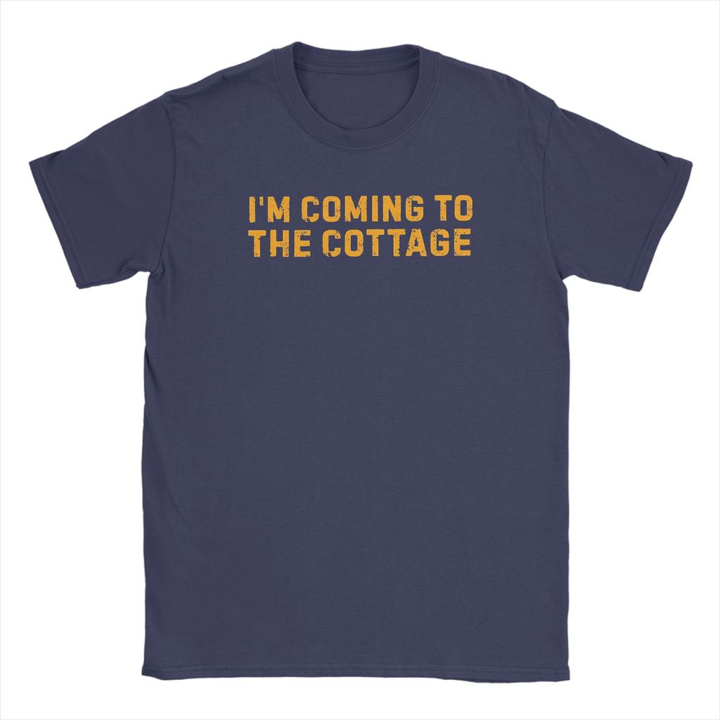 Oversized TShirt Beach IM Coming To The Cottage Funny Saying Novelty T Shirts Heated Rivalry Pure Cotton Tee Shirt Top Tees