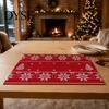 Heat Resistant Dining Mats 12.6" X 17.7" Christmas Placemats, Washable Place for Kitchen Festive Table Decor Gifts Table, Holiday Party Decorations