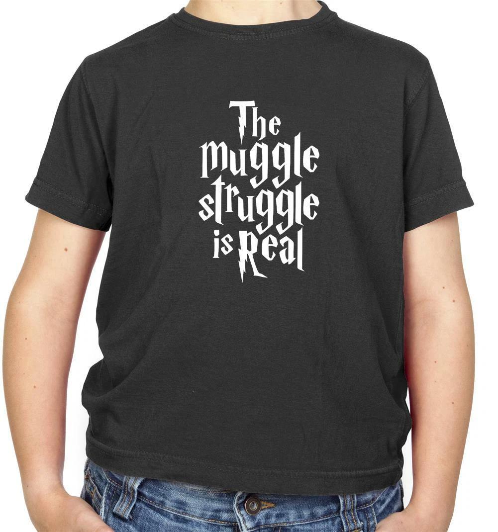 Muggle Struggle Kids T-Shirt - Magic - Wizard - Film - Book - Funny - Potter 150