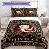 3pcs Duvet Cover Set (1*Duvet Cover + 2*Pillowcase, Without Core), Betty Boop Art Print Soft All‑Season Bedding Set, Home Bedroom Decor Gift