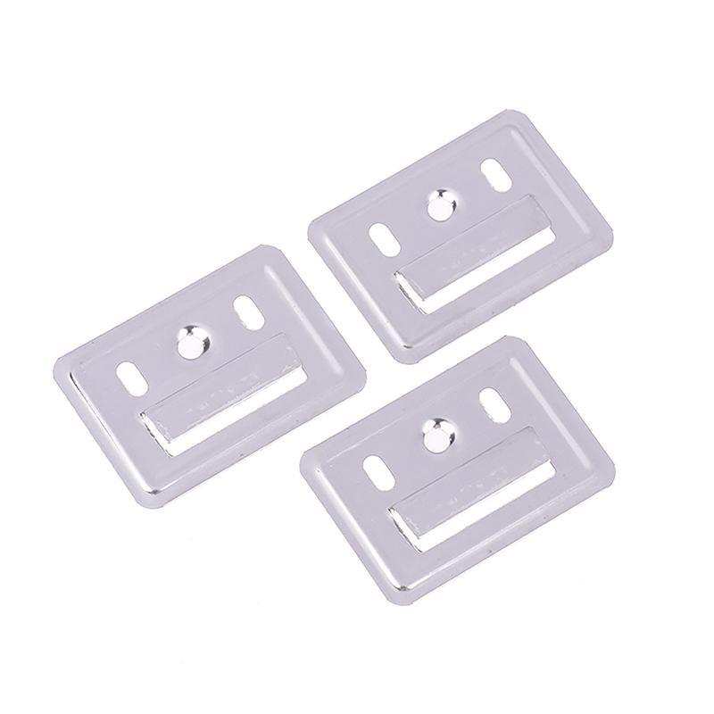 100Pcs/Sets Stainless Steel Wall Panel Buckle Hasp Clamp Fixing Piece Connector