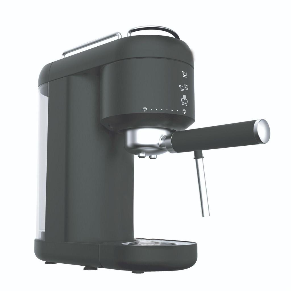 110V US Plug Semi-Automatic Espresso Machine with Milk Frother & Grinder