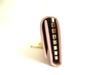 Authentic BVLGARI Light Pink Leather Logo Clip 6 Pics Key Chain #b031  Open Box