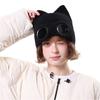Nouvelle Mode Lunettes d'Extérieur Bonnet de Ski en Tricot Oreilles Mignonnes Visière de Soleil Chapeaux pour Adolescents Danse de Rue Lunettes Aviateur Hommes Femmes Casquette de Baseball