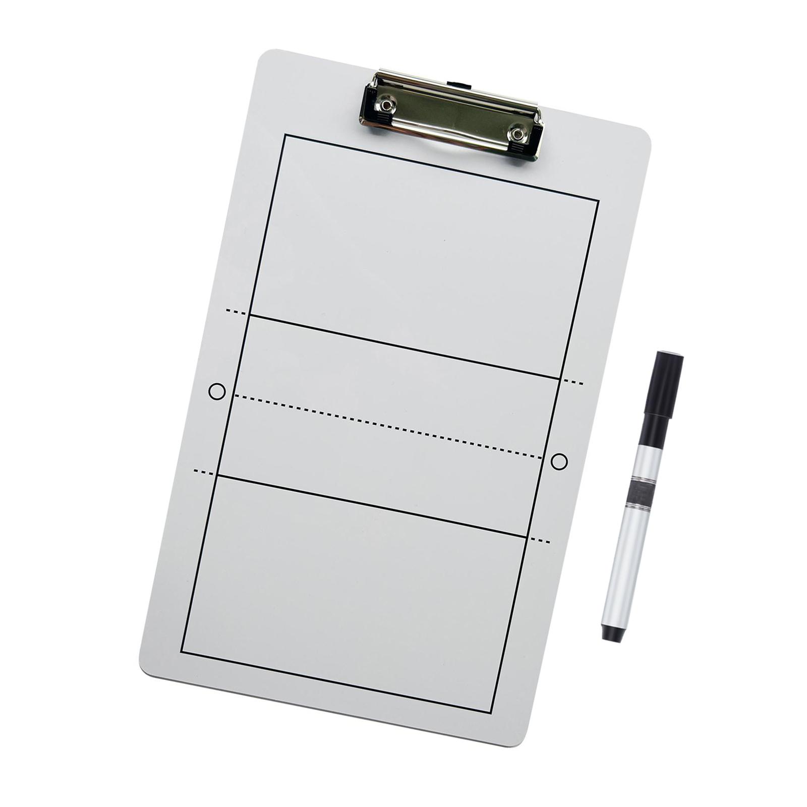 Спортивные стратегические тренерские доски 13,78x8,66 дюймов портативные для баскетбола/волейбола/гандбола/футбола маркер для рисования 5